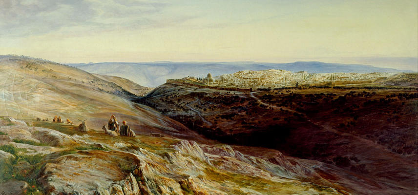 Jerusalem by Edward Lear (1812–1888)
